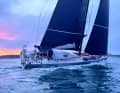 The American's Class 40 "First Light" appears to be in pristine condition after 130 days at sea