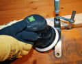 2. an eccentric sander can also be used with sandpaper grits from 400