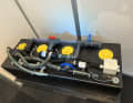 Sewage treatment plant instead of faeces tank. Tom Logisch has a very compact system