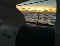 Le regard de Nico Lunven sur l'horizon atlantique depuis "Holcim - PRB". L'ancien navigateur de "Malizia - Seaexplorer" dirige désormais son propre bateau, "Holcim - PRB".