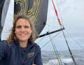 Clarisse Crémer auf ihrem neuen Imoca "L’Occitane en Provence"
