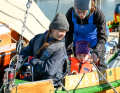 Educational sailing was offered in the Interboot harbour and on Lake Constance