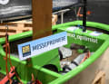 L'Eco-Opti est, selon son fabricant, le premier bateau de série recyclable au monde fabriqué à partir de fibres de lin.