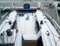 Plenty of room to work. The layout is clearly designed for active regatta sport