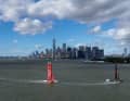 Nur drei Teams konnten am ersten der beiden SailGP-Renntage in New York ein oder mehrere Show-Läufe absolvieren.