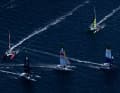 Le SailGP, c'est aussi ça : des échecs à la voile sur l'eau.