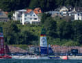 Erik Kosegarten-Heil is leading the Germany SailGP Team powered by Deutsche Bank into their home race.