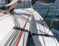 Hole points with the transverse rail are the standard. The lines are deflected to windward