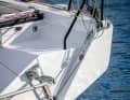 The flip-up rudders work precisely and without play and lock securely when released