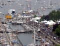 Willkommen in Kiel – so empfing die Sailing City die Ocean-Race-Flotte 2002