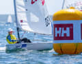 La danese Helena Wolff è la grande favorita per la vittoria finale alla Kieler Woche nella classe ILCA 6.