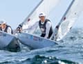 ILCA-7 hopeful Ole Schweckendiek (right) shone with a race win in the second race on Sunday at Kiel Week.