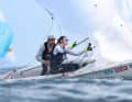 Una prestazione eccellente ha permesso ai vicecampioni del mondo Simon Diesch e Anna Markfort di conquistare, dopo tre regate, la leadership nella classe 470 alla Kieler Woche.