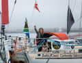 Confident of victory despite a lull before the finish line. The South African greets the welcoming armada in high spirits