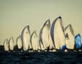 Like something out of a sailing dream: the World Cup fleet on its way to the offshore race