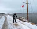 Takeover in Newfoundland with still heavy wooden rig