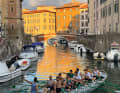 Ruderwettkämpfe haben in Livorno Tradition. Trainiert wird in den Kanälen entlang der ehemaligen Stadtspeicher