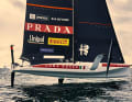 The Azzurri are training for the eighth America's Cup attempt by Patrizio Bertelli and his racing team.