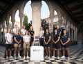 Twelve female sailors represent their teams at the official photo session in Barcelona as they aim to write a piece of sailing history with the first Women's America's Cup