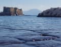 Naples' oldest fortress, the Castel dell'Ovo, marks the future Cup area.