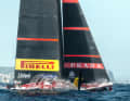 Even if the boat has fallen off the foils before
