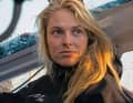 Rosalin Kuiper lors de l'Ocean Race en juin 2023