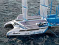 The mobile factory is designed to process waste directly on board