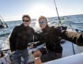 Melwin Fink (21 ans, à droite) et Lennart Burke (25 ans, à gauche) parlent de leur parcours, des défis de la voile et de leurs objectifs de vie dans le nouvel épisode du podcast.