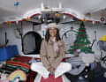 Cole Brauer durante l'intervista YACHT a bordo del suo Class 40 "First Light".