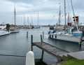 Regulärer Betrieb in Mommark, voll ist der Hafen dennoch nicht