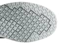 The sole is soft and supple. The slip resistance on dry and wet surfaces is good