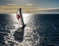 "Red Bandit" in perfect beauty in the Middle Sea Race 2024.