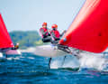 Les jeunes Australiens Brin Liddell et Rhiannan Brown ont remporté la course aux médailles Nacra et décroché leur premier bronze de la semaine de Kiel.