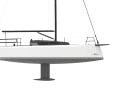 La chiglia sollevabile viene sollevata tramite un dispositivo di sollevamento. In questo modo è possibile ridurre il pescaggio a soli 55 centimetri.