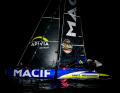 First, no ifs, ands or buts: Charlie Dalin at the finish line in Les Sables