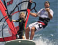 Impression "Born to Windsurf" (né pour faire de la planche à voile)