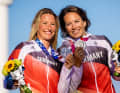 2021: Silber bei den Olympischen Spielen von Tokio mit Tina Lutz im Trapez-Skiff 49er FX