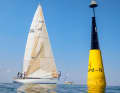 Impressioni sull'arrivo della regata di ritorno dell'Aalregatta da Eckernförde a Kiel a Stollergrund