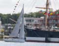 Le « Resolute », XP 44, d'Andi Lochbrunner, a été le premier voilier à franchir la ligne d'arrivée ce matin à l'issue de la régate d'endurance autour de Fehmarn.