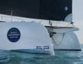 Sleek. The extreme shape of the hulls ensures low drag and good looks to boot