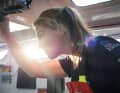 Rosalin Kuiper, co-skipper du Team Malizia, a surmonté son mal de mer