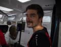 So optimistisch, wie Boris Herrmann hier schaut, startet er mit Team Malizia in die schwerste und längste Ocean-Race-Etappe von Kapstadt nach Itajaí