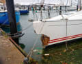 How do you repair complicated damage where whole pieces have broken off the boat?