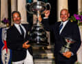 Paul Cayard and the German star sailor Frithjof Kleen: Together they won the world championship title in 2025.