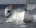 Winner in the Finn: Fabian Lemmel from Berlin.