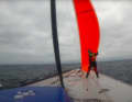 That's where the second clew should be. Pip Hare on the forecastle of the slightly battered Medallia