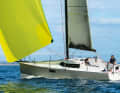 Pogo 36: Consistently lightweight fast cruiser from France with high performance potential. The ship is equipped with a swivelling keel from the shipyard. Unadorned interior. Hull length 10.81 m; width 4.00 m; weight 3.8