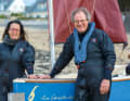 Marie e Patrick Besnié sono il cuore e il motore del cantiere navale dai vigneti