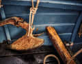 The four-and-a-half metre long dinghy is equipped with all the necessary nautical equipment, from anchor gear to towing hawser ...