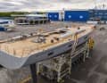 La costruzione numero 1 dello Swan 108 "Fancy" poco prima del varo presso il cantiere di Jakobstad. Tom Cruise ha ordinato la costruzione numero 2 del progetto tedesco Frers. Varo: primavera 2026.